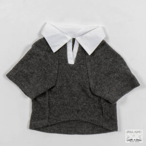 Animal Saints Collared Dog Shirt in Woflie Grey