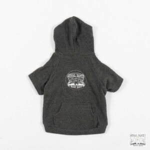 Animal Saints Hooded Dog Sweatshirt in Wolfie Grey