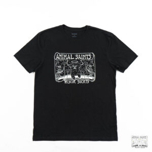 Animal Saints T-Shirt in Classic Black